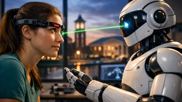UNCW Researchers Innovate Robotics Through Human Gaze Interaction